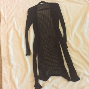 Long Light Weight Black Duster